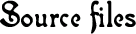 Source Files: